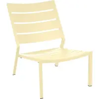 Brafab Gartensessel Delia aus Aluminium, modern und stapelbar, in Lemon Gelb, von