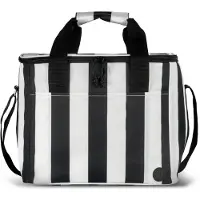 Sagaform Kühltasche gestreift schwarz/weiss, H28cm, L34cm, rPET