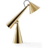 Tom Dixon Pose Task Light LED-Tischleuchte-Gold-mit LED (2700K)