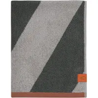 Mette Ditmer Gästehandtuch Diagonal Dark Olive (40 x 55 cm) (2er-Set)
