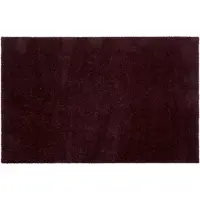 Tica Copenhagen - Fußmatte Unicolor, bordeaux, 60 x 90 cm