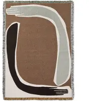 Ferm Living Pose Tapestry Blanket Coffee - , Braun / Rost, Stoff / Textil
