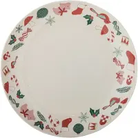 Bloomingville Speiseteller ''Yule'' in Beige - Ø 28 cm | Gr.: onesize