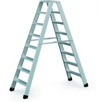 Zarges Wienerstige aluminium 2x8 trin 1,90 m
