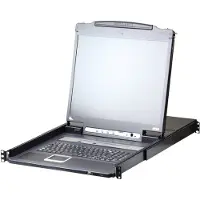 Aten CL5716iN LCD KVM Switch Over IP, USB-PS/2,VGA, 16-Ports, DE-Layout