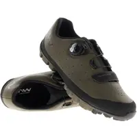 Northwave Hammer Plus Herren Gravelschuhe-Oliv-Dunkelgrün-36
