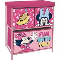 Arditex Disney Minnie Aufbewahrungsregal Mit 3 Schubladen