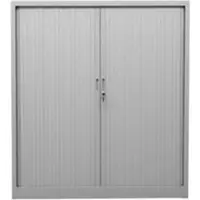 Proregal Rollladenschrank Weasel | 3 Ordernhöhen | HxBxT 135x120x46 cm | Grau