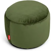 Fatboy - Point Velvet recycled Hocker, deep green (Samt)
