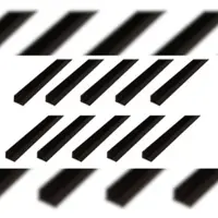 GAH Alberts Alberts 10 x Winkelprofil, PVC, schwarz, 20 x 10 x 1,5 mm, Länge 2 m
