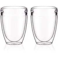 Bodum Glas Pavina Outdoor Transparent 350 ml (Set von 2 Stück)