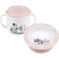 Muumi Wasser & Bad Geschirr-Set 2 Teile, Rosa