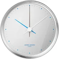 Georg Jensen - KOPPEL Wanduhr 10 cm, Edelstahl glänzend