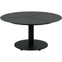 Brafab Gartencouchtisch Peace aus Aluminium - 80x80x40 cm, Schwarz