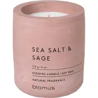 Blomus Duftkerze Fraga Sea Salt & Sage Withered Rose 24 Stunden (6,5 x 8,0 cm)