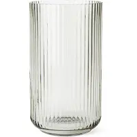 Lyngby Porcelæn Vase Glas Rauchgrau 31 cm