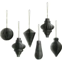 Broste Copenhagen Weihnachtsdekorationen DECO 'CHRISTMAS MIX' PAPIER X6 damen