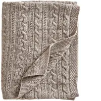 Jack o Juno Decke - 80x100 cm - Wolle - Haferflocken - - One Size - Decken