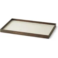 Gejst - Frame Tablett, medium, geräucherte Eiche / beige