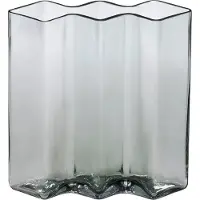 Born In Sweden Vase 3-Reihen 22 cm grau