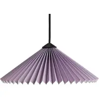 HAY Matin 300 Pendelleuchte Lavender - , Violett, für Wohnzimmer, Stoff / Textil