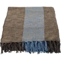 House Doctor Ponra Plaid braun/hellblau