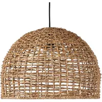 PR Home Hängelampe Cebu, dimmbar, Holz hell, für Wohn- / Esszimmer, Holz, Landhaus / Rustikal, Pendelleuchte