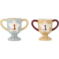 Bloomingville Mini - Trophy Tasse, 150 ml, mehrfarbig (2er-Set)