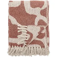 Bloomingville Wohndecke ''Salobre'' in Creme/ Hellbraun - (L)160 x (B)130 cm - onesize