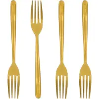 Nicolas Vahé Cake fork, NVCake, Antique gold finish