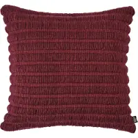 Tom Dixon - Ridge Kissen, 45 x 45 cm, burgunderrot