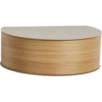 Woud Wallie Wall Drawer Grey Beige - , Beige, Metall
