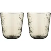 Marimekko - Syksy Glas, 360 ml, braun (2er-Set)