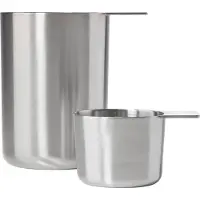 Zone Denmark Messbecher Set Singles Steel (Set von 2)