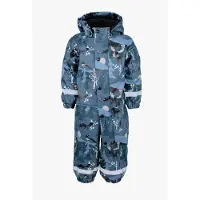 Lindberg Lekhyttan Gefütterter Regenoverall, Blau/Schwarz, 86