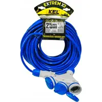 KEL Verlängerungskabel H07BQ-F 3G1,5mm2 25m PUR blau EXTREM 16A
