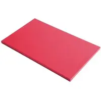 Gastro GN 1/2 Schneidebrett aus hochdichtem Polyethylen rot