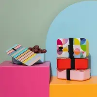 REMEMBER Lunchbox "Solena– 30", 19 × 12 × 6,4 cm, auslaufsichere & luftdichte Jubiläums-Lunchbox mit Trennwand