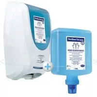 BODE Chemie AKTION: Bode CleanSafe touchless Sensorspender + 1 l Bode Sterillium Gel pure Desinfektionsgel Aktionsset weiß