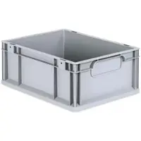 Proregal Eurobox Nextgen Economy Griffe Geschlossen HxBxT 17 x 30 x 40 cm 16 Liter Eurobehälter Transportbox Transportbehälter Stapelbehälter