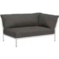 Houe LEVEL 2 Sofaecke Kissen rechts Aluminiumgestell