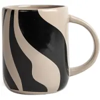 By On Jumbotasse "Liz" in Schwarz/ Beige - 280 ml - onesize