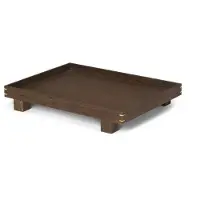 Ferm Living Tablett Bon Wooden Small Smoked Oak