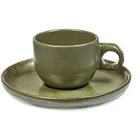 Serax Espressotasse Surface Tableware By Sergio Herman Camo Green 100 ml