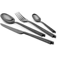 Serax Besteckset Dune Cutlery By Kelly Wearstler Black Gift Box (24-teilig)