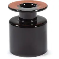 Serax Vase Wind & Fire by Marie Michielssen Black Brown S 18,5 x 18,5 x 22 cm