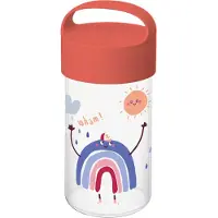 Koziol Buddy Snack Trinkflasche / Snackpot 500 ml organic red dreams