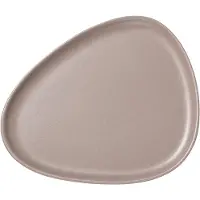Lind DNA Teller Stoneware Dinner Plate Warm Grey