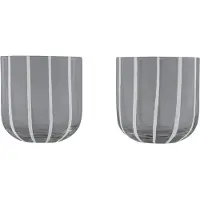 OYOY - Mizu Glass - Pack of 2 - Grey (L300545)