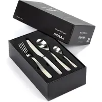 Serax Besteckset Passe-Partout Cutlery By Vincent Van Duy Steel Grey Gift Box (24-teilig)
